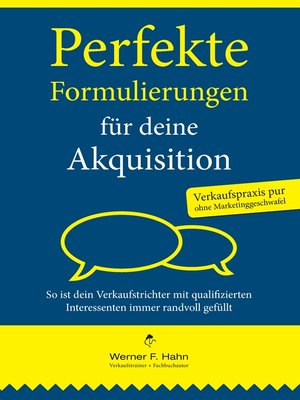 cover image of Perfekte Formulierungen für deine Akquisition